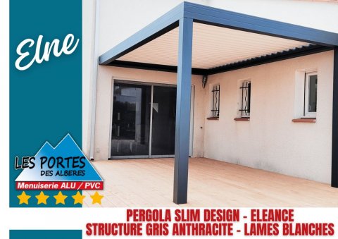 LES PORTES DES ALBERES - PERGOLA SLIM DESIGN ELLEANCE