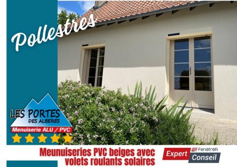 LES PORTES DESA ALBERES - RENOVATION MENUISERIES PVC ET VOLETS ROULANTS SOLAIRES ALU